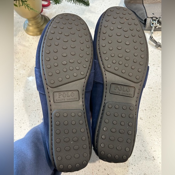 Polo Ralph Lauren Reynold Blue Suede Driver Men’s Size 11.5D - Picture 8 of 10